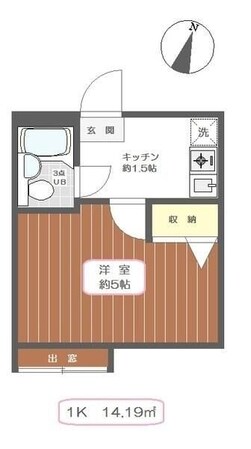 パティオ中川の物件間取画像